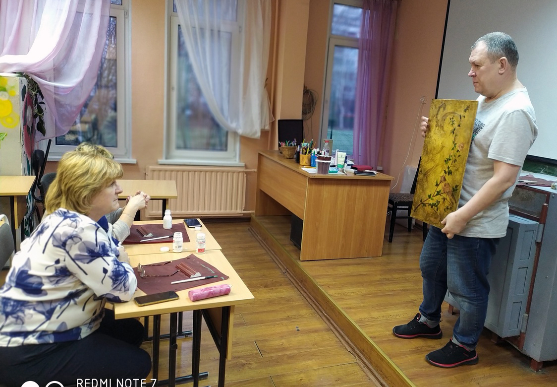 Мастер-класс учителем изобразительного искусства Онуфриенко Сергеем Николаевичем